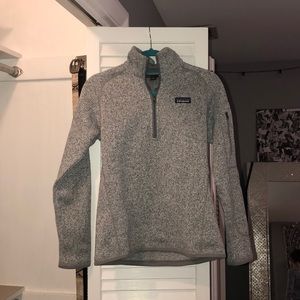 Grey Patagonia Quarter Zip